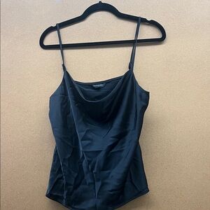 Banana Republic Black Satin Tank Top